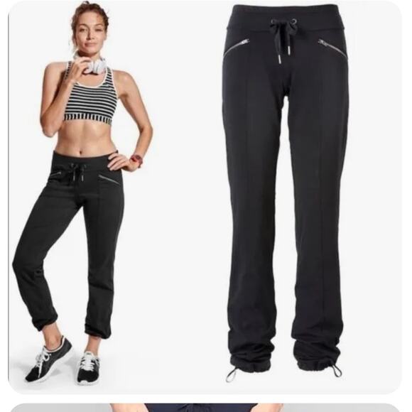 Athleta Pants Womens Size Small Black Metro Slouch Pants S - Picture 1 of 9